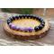 Empath Protection Charoite and Black Tourmaline Elastic Bracelet by Rock My Zen